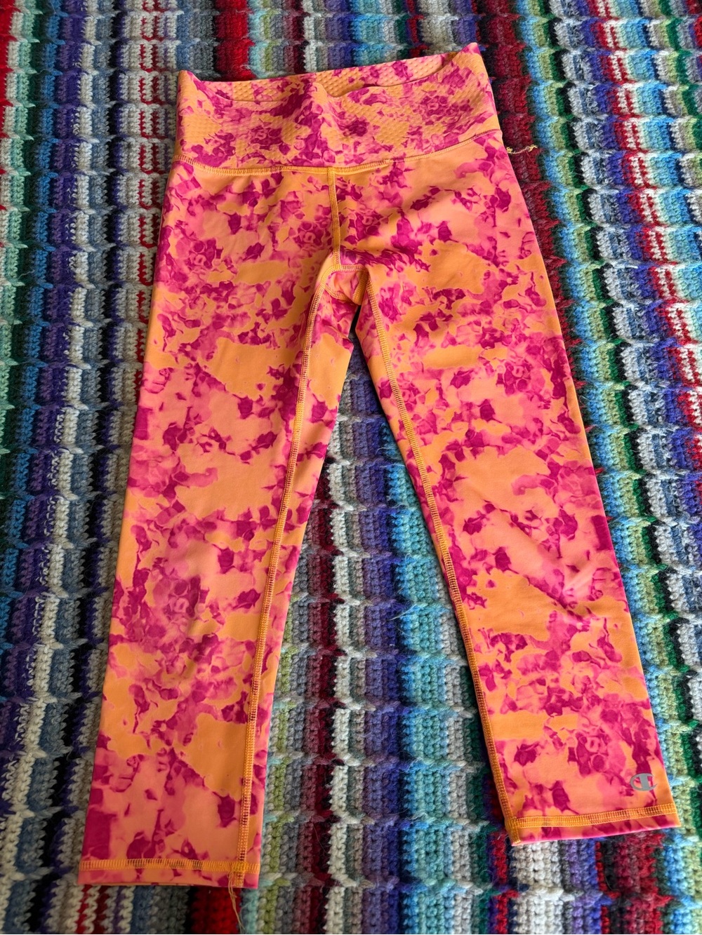Tie Dye workout Capri